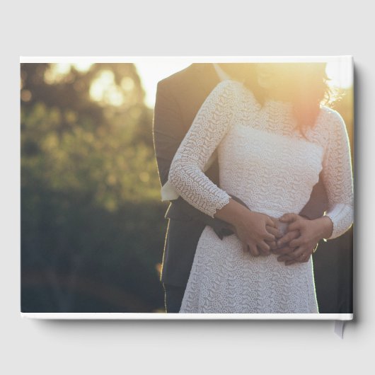 重モダンね結婚の ゲストブック (裏面)