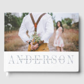 重モダンね結婚の ゲストブック (正面)