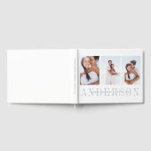 重モダンね |写真結婚3枚 ゲストブック (全面)