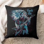 重モノグラムの金属の岩 クッション (ブランケット)