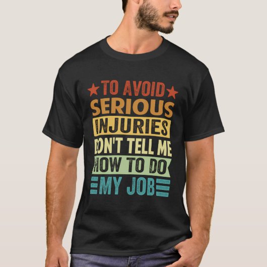 重傷を避けるには処置を教えない Tシャツ (正面)