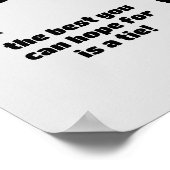 重力が決して失わない – ロック登山デザイン ポスター (角)