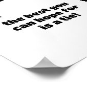 重力が決して失わない – ロック登山デザイン ポスター (角)