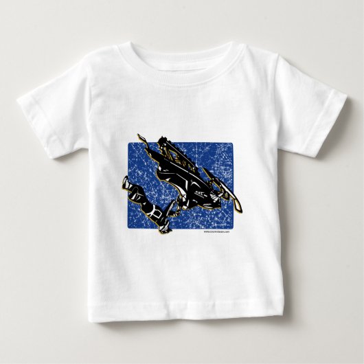 重力そり ベビーTシャツ (正面)