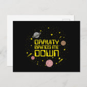 重力で私はダウン ポストカード (正面/裏面)
