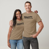 重力でTおもしろいシャツを落とす Tシャツ (ユニセックス)