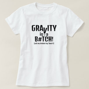 重力と秋 – ジョークv1.1 tシャツ