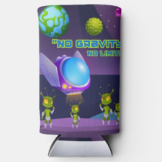 重力なし限界 スリム缶クーラー (正面)