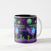 重力なし限界 ツートーンマグカップ (正面右)