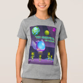 重力なし限界 トライブレンドTシャツ (正面)