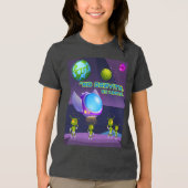 重力なし限界 トライブレンドTシャツ (正面)