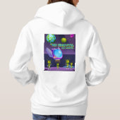 重力なし限界 パーカ (裏面)