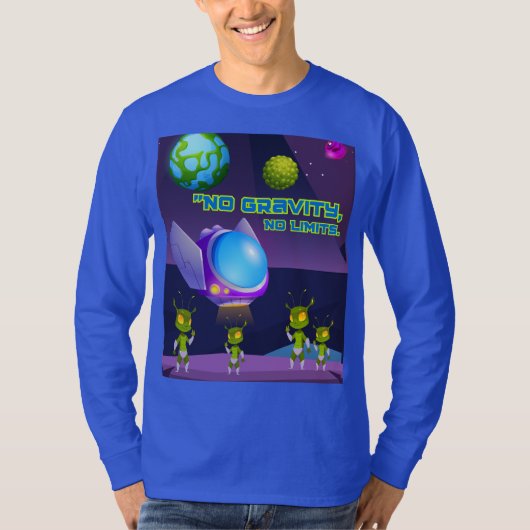 重力なし限界 Tシャツ (正面)