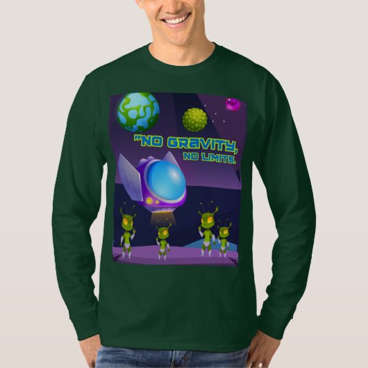 重力なし限界 Tシャツ (正面)