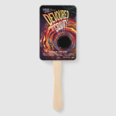 重力にのみ込まれたハロウィン ブラックホール ホラー ハンドファン (裏面)