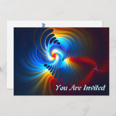 重力による青方偏移 招待状 (正面/裏面)