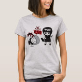 重力に反するプリンセスを満たす Tシャツ (正面)