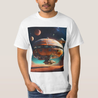 重力に反する宇宙飛行士Tシャツデザイン Tシャツ