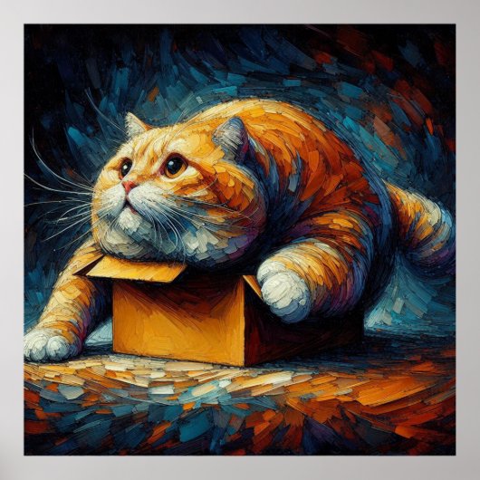 重力に反対する:箱の中の猫 ポスター (正面)