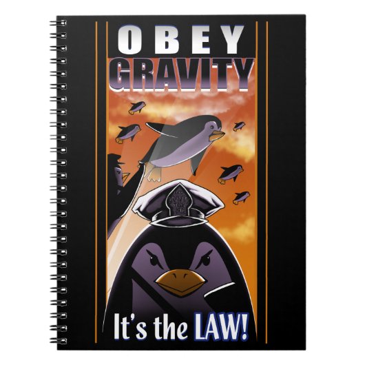 重力に従う ノートブック (正面)