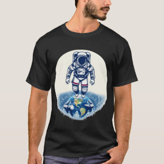 重力に耐えるスペースウォークTシャツ» Tシャツ