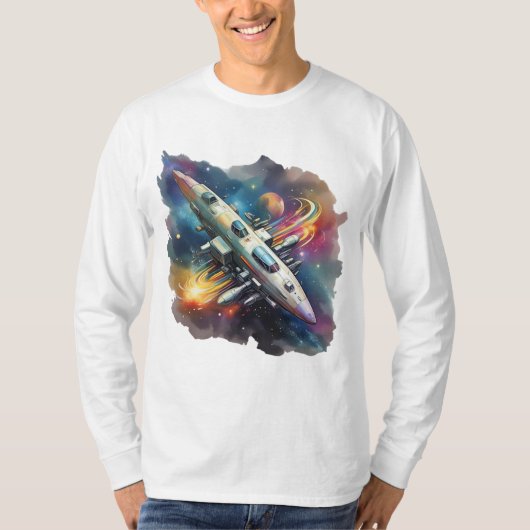 重力のパス – 宇宙航海Tシャツ Tシャツ (正面)