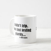 重力の仕事 コーヒーマグカップ (正面左)