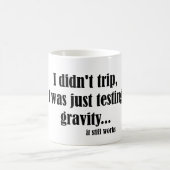 重力の仕事 コーヒーマグカップ (中央)