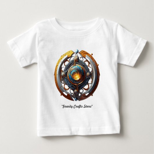 「重力の火花」 ベビーTシャツ (正面)