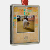 重力の行くことか。 メタルオーナメント (右)