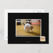 重力はどこへ行く? ポストカード (正面/裏面)