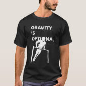 重力はオプショナル 筋トレTシャツ Tシャツ (正面)