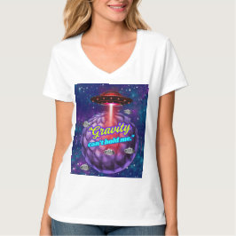 重力は私を留めておけない Tシャツ