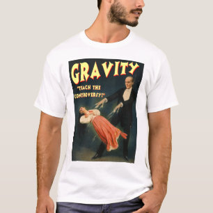 重力は論争を教えます Tシャツ