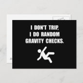 重力チェック ポストカード (正面/裏面)