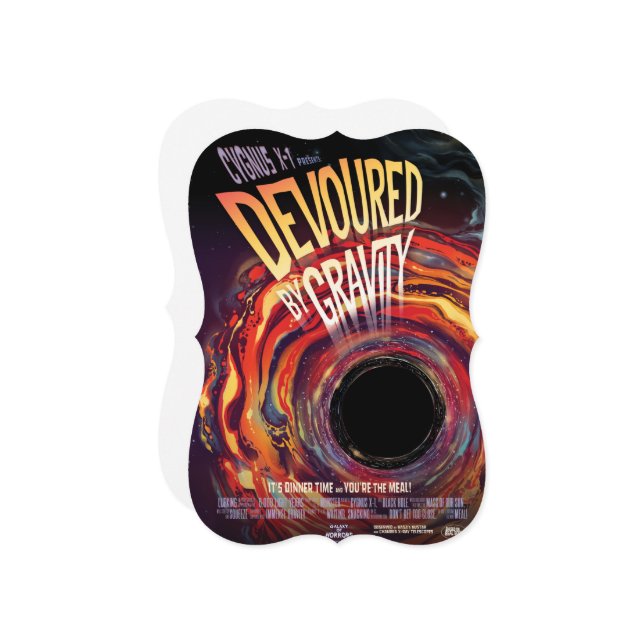 重力ハロウィーンホールブラックホラーによって食い尽くす (正面/裏面インサイチュ)