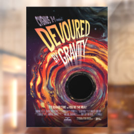 重力ハロウィーンホールブラックホラーによって食い尽くす ウィンドウサイン