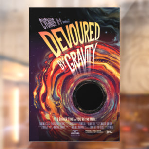 重力ハロウィーンホールブラックホラーによって食い尽くす ウィンドウサイン