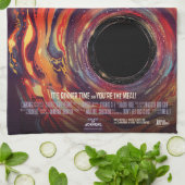 重力ハロウィーンホールブラックホラーによって食い尽くす キッチンタオル (折り畳み)