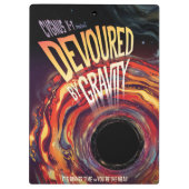 重力ハロウィーンホールブラックホラーによって食い尽くす クリップボード (裏面)