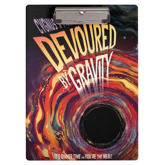 重力ハロウィーンホールブラックホラーによって食い尽くす クリップボード (正面)
