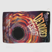 重力ハロウィーンホールブラックホラーによって食い尽くす ゴルフタオル (横)