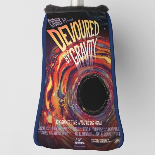 重力ハロウィーンホールブラックホラーによって食い尽くす ゴルフヘッドカバー (回転90)