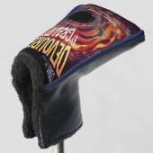 重力ハロウィーンホールブラックホラーによって食い尽くす ゴルフヘッドカバー (3/4 正面)