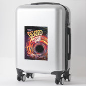 重力ハロウィーンホールブラックホラーによって食い尽くす シール (スーツケース)