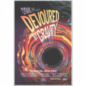 重力ハロウィーンホールブラックホラーによって食い尽くす シール (正面)