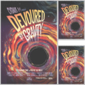 重力ハロウィーンホールブラックホラーによって食い尽くす シール (正面)