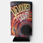 重力ハロウィーンホールブラックホラーによって食い尽くす スリム缶クーラー (裏面)