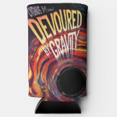 重力ハロウィーンホールブラックホラーによって食い尽くす スリム缶クーラー (正面)