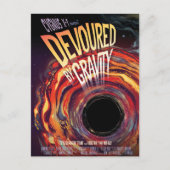 重力ハロウィーンホールブラックホラーによって食い尽くす ポストカード (正面)